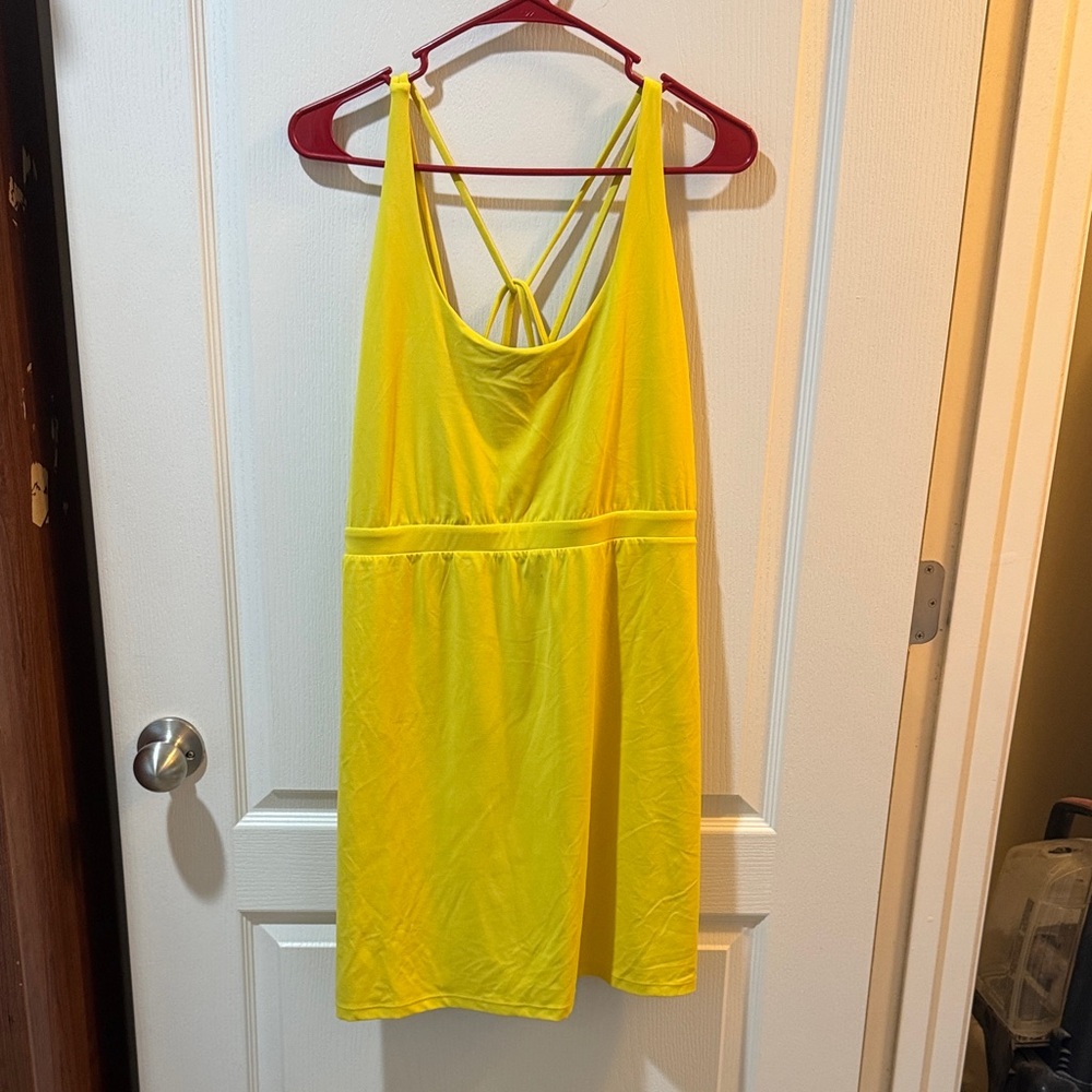Soma Bright Yellow Strappy Sundress